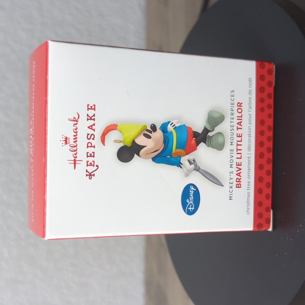 Hallmark Brave Little Tailor Mickey Mouse Disney Ornament 2013